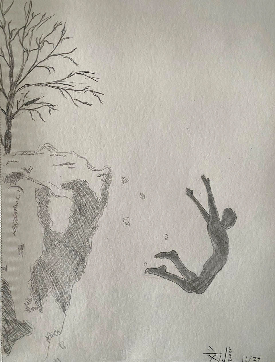 Free Falling, by Lucie Haskell